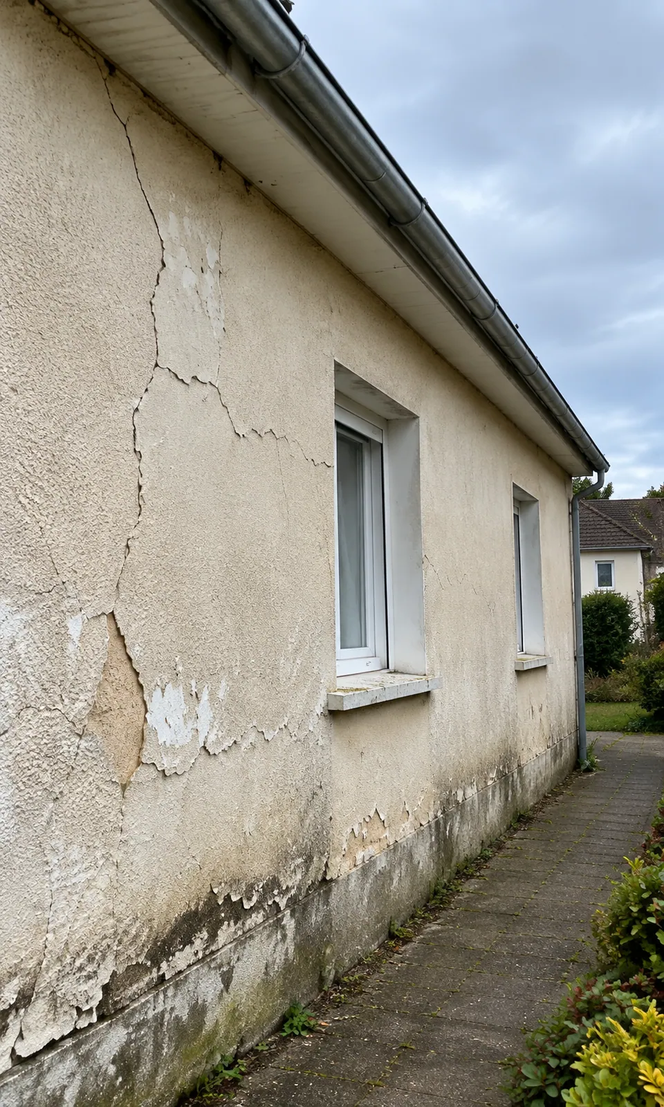 Ravalement de façade, avant les travaux