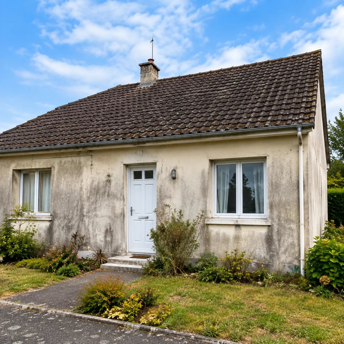 Ravalement de façade, avant les travaux