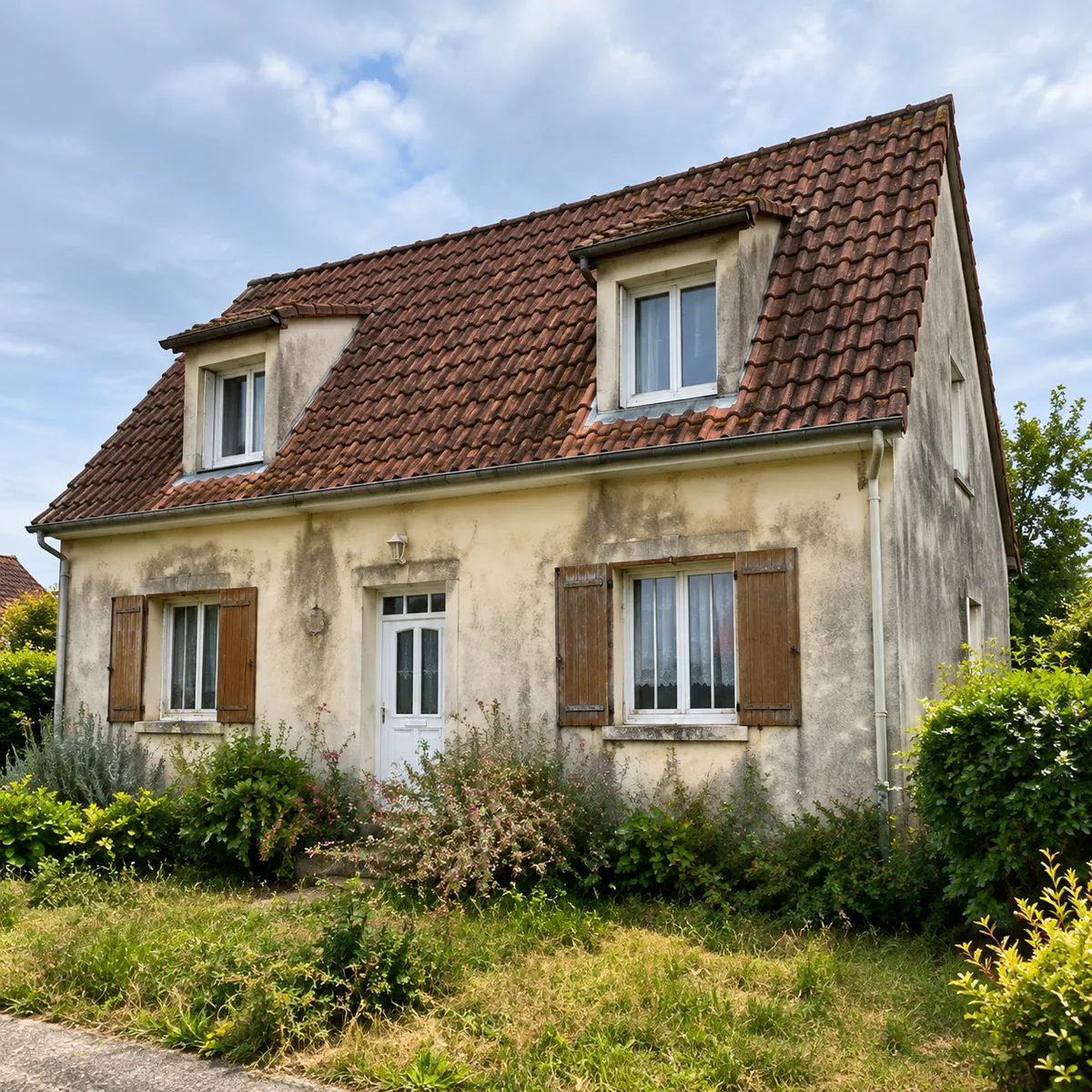Ravalement de façade, avant les travaux