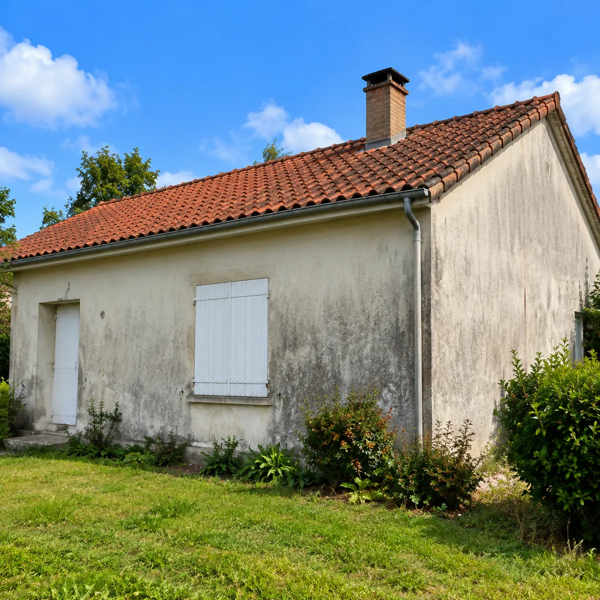 Ravalement de façade, avant les travaux