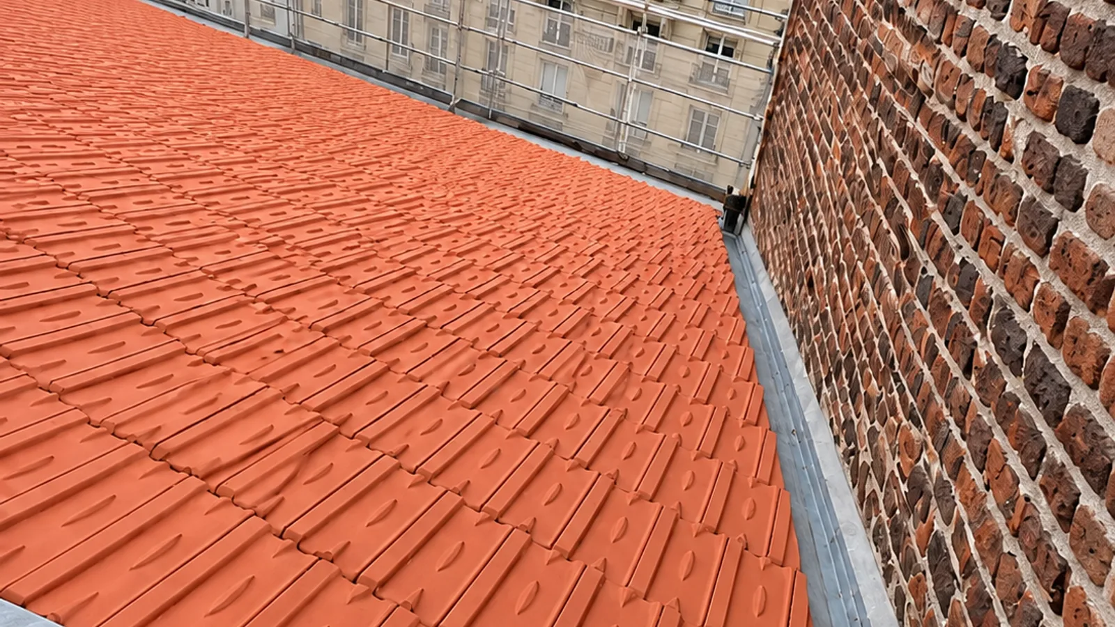 Rénovation de toiture en tuiles, après les travaux